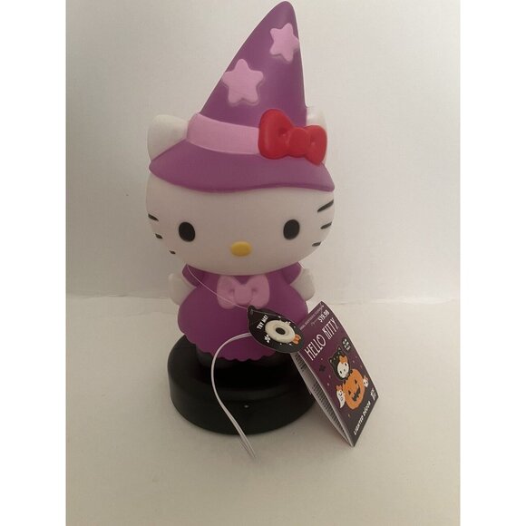 Hello Kitty Halloween Witch Blow Mold LED Light Up Tabletop Décor 12.5" Scuff** - Picture 1 of 10